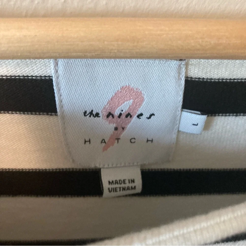 Nines by Hatch Striped Maternity Dress Large - Picture 2 of 5